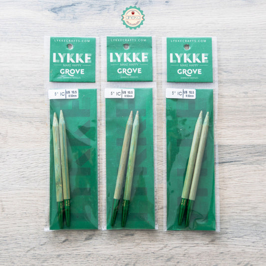Lykke - Grove Bamboo Interchangeable Needle / Alat Rajut Jarum Knitting Bambu