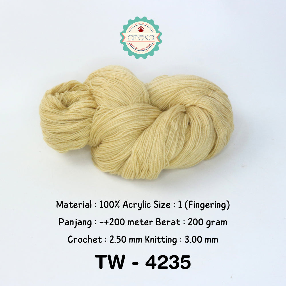 KATALOG - Benang Rajut Wool Aneka / Wol / Siet Yarn 200 gram (BENTUK HANK, TIDAK DIGULUNG) Part 2
