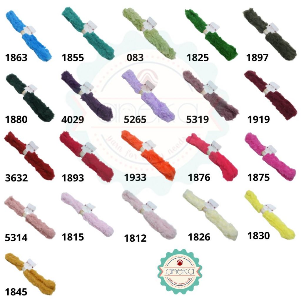 KATALOG - Kawat Bulu Daisy Tebal Premium / Boneka Kawat / Toys Wire Twisting / Pipe Cleaner Fuzzy Fur Chunky Fluffy Plush