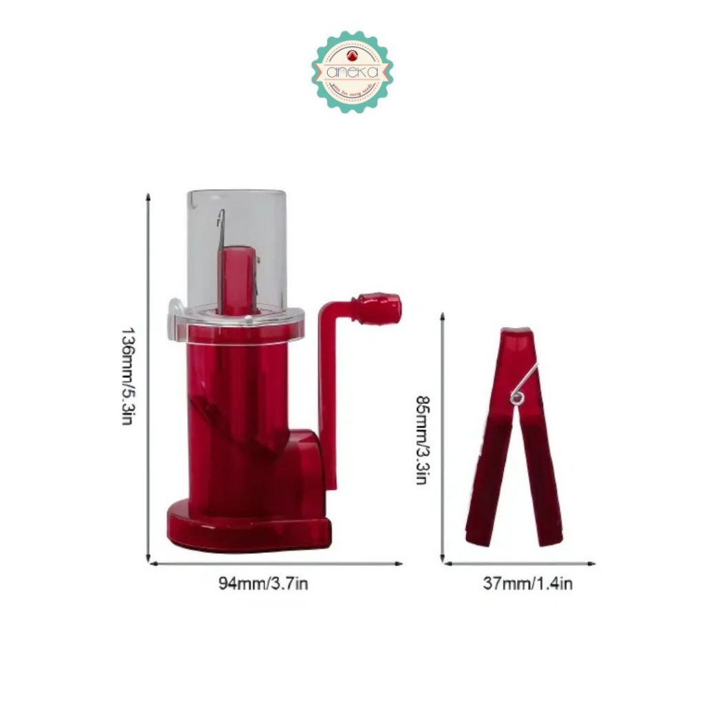 ANEKA - Hand Woven Tool Tricotin icord / I-Cord Knitting Machine Embellish Hand Knit Loom Spo Alat Rajut Mini Manual DIY
