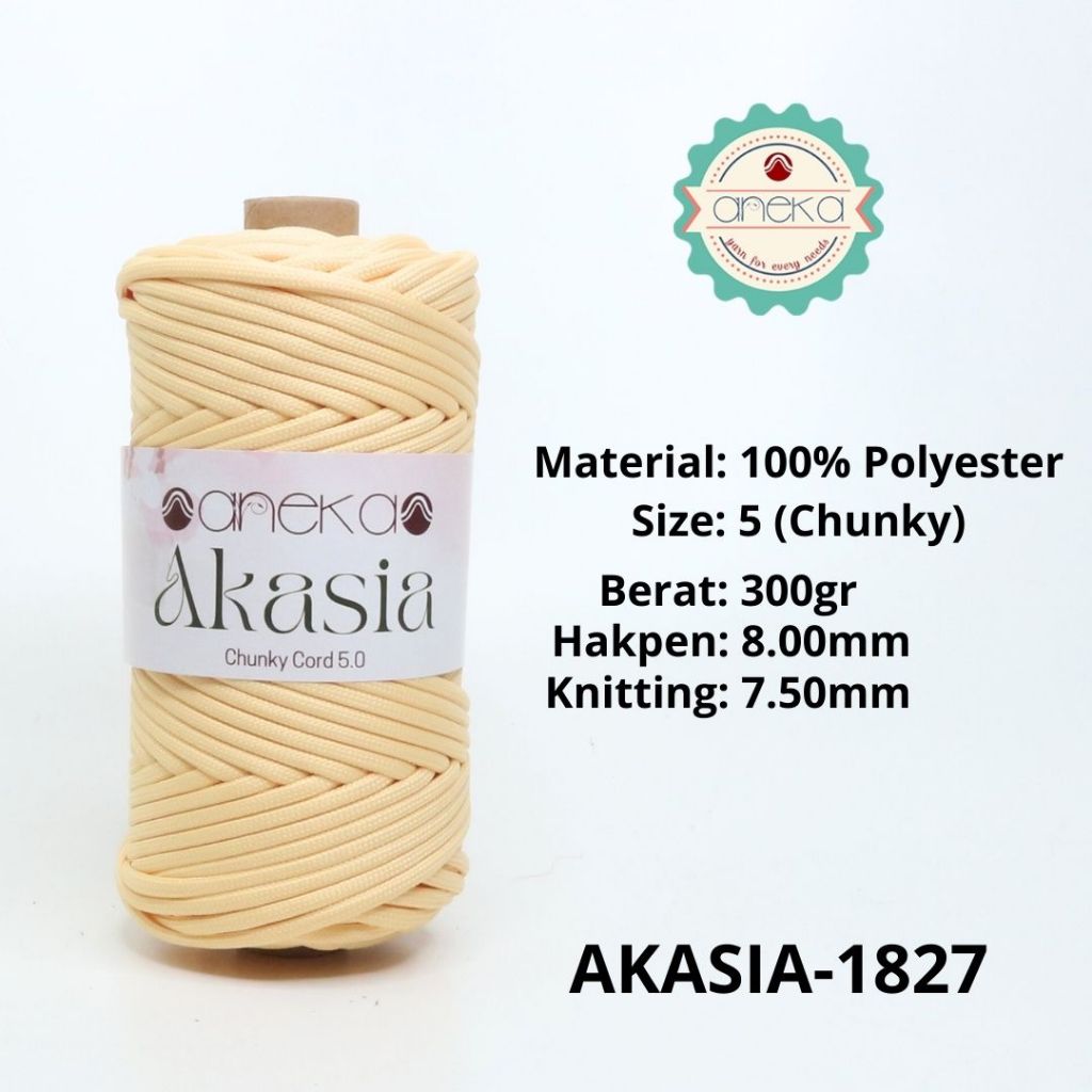 KATALOG - Benang Rajut Akasia / Chunky Cord Crochet Knitting Yarn