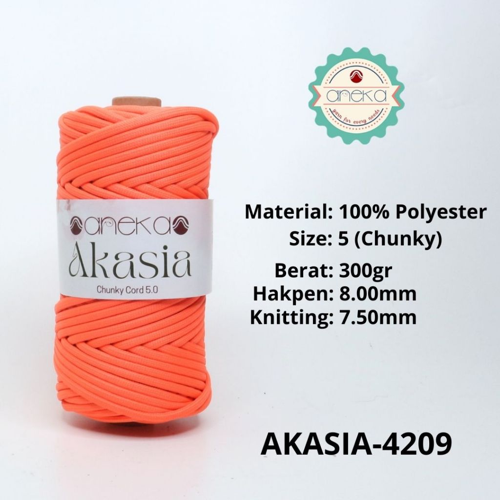 KATALOG - Benang Rajut Akasia / Chunky Cord Crochet Knitting Yarn
