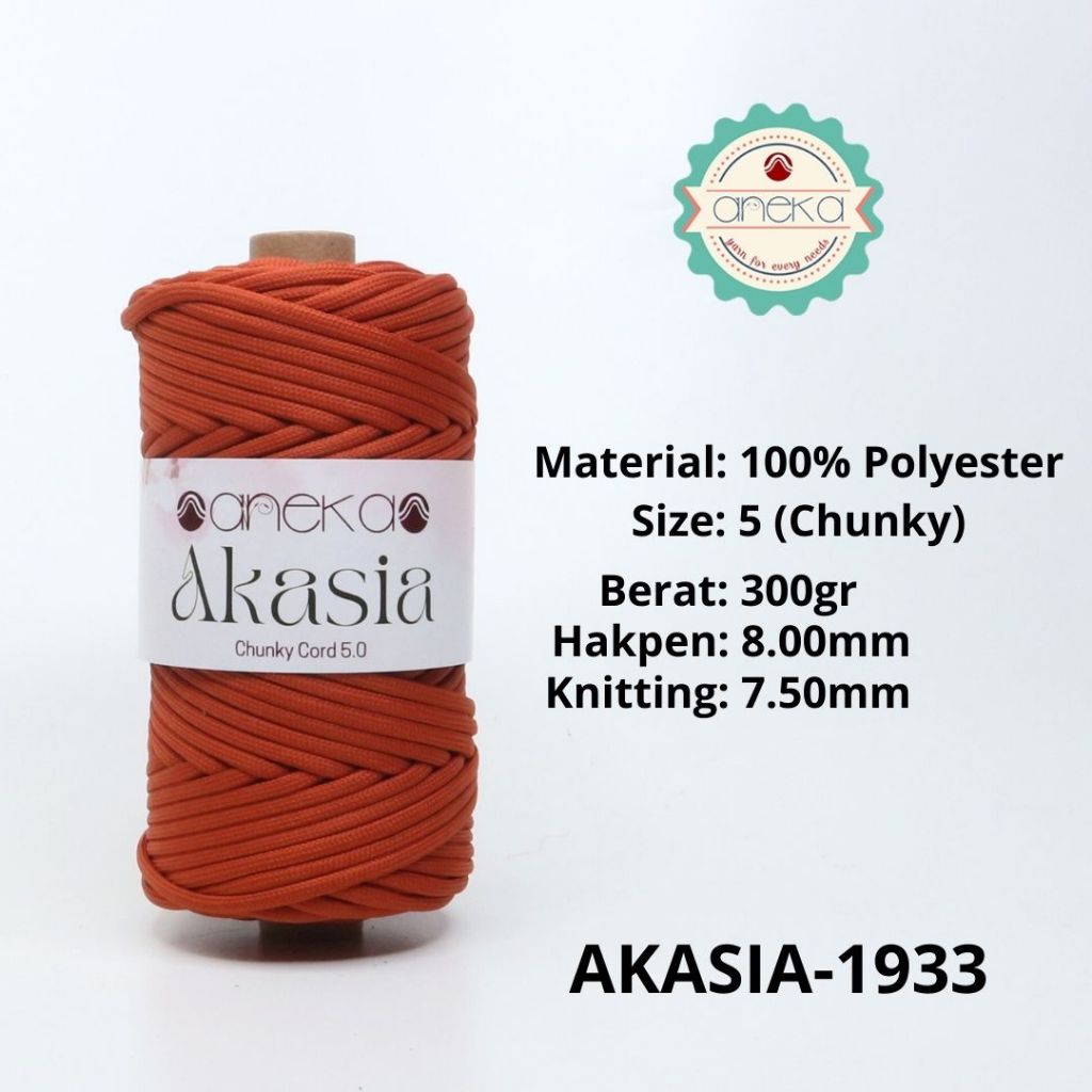 KATALOG - Benang Rajut Akasia / Chunky Cord Crochet Knitting Yarn