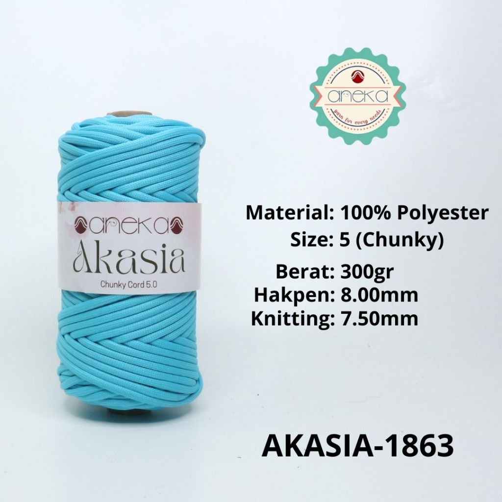KATALOG - Benang Rajut Akasia / Chunky Cord Crochet Knitting Yarn