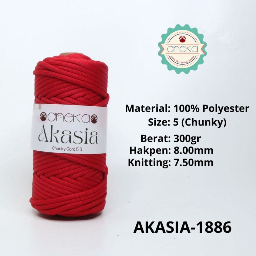 KATALOG - Benang Rajut Akasia / Chunky Cord Crochet Knitting Yarn