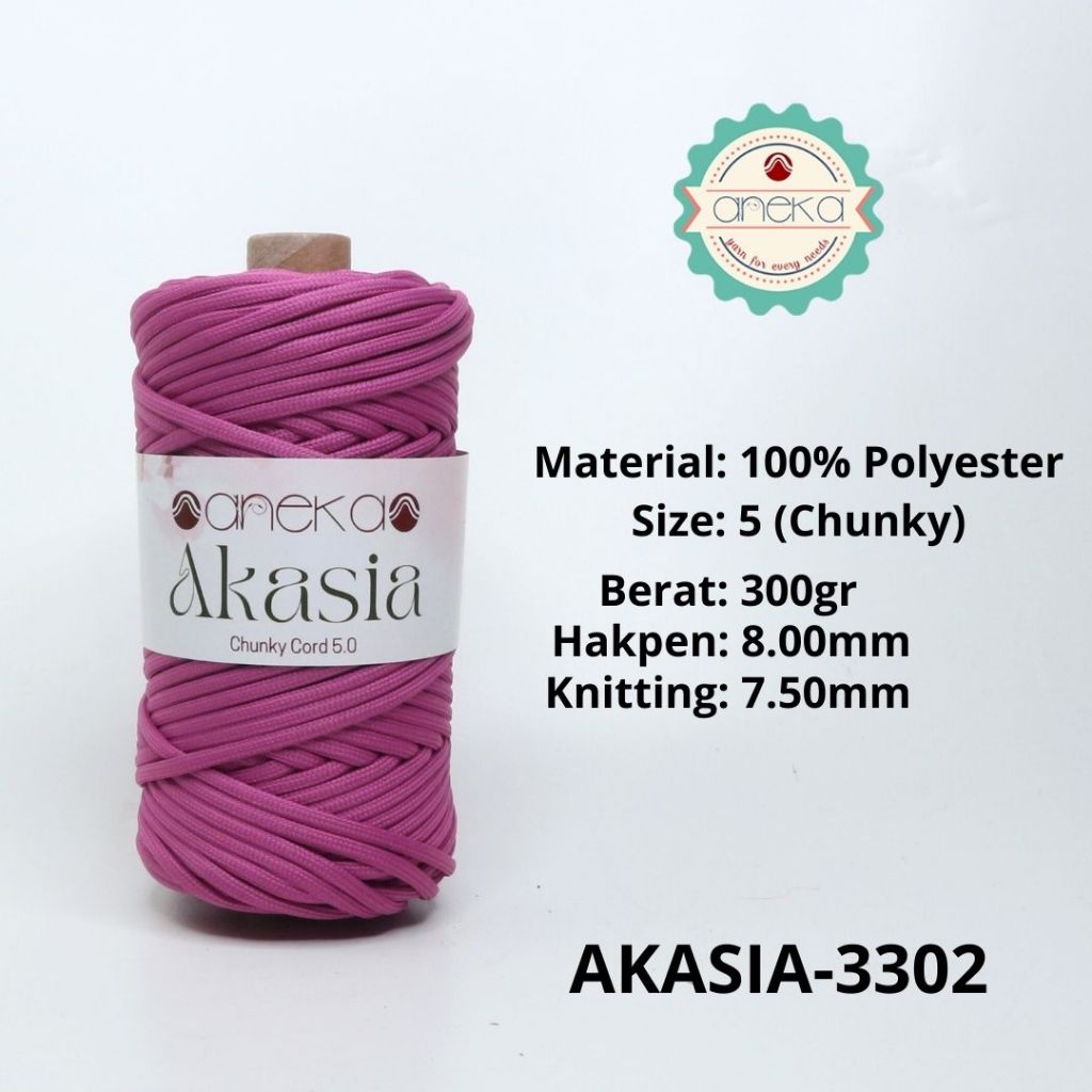 KATALOG - Benang Rajut Akasia / Chunky Cord Crochet Knitting Yarn