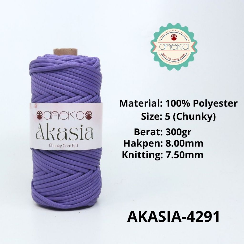 KATALOG - Benang Rajut Akasia / Chunky Cord Crochet Knitting Yarn