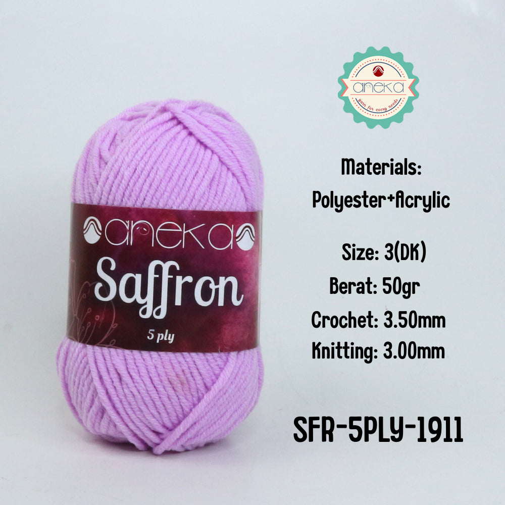 KATALOG - Benang Rajut Saffron 5 Ply / Crochet Knitting Yarn - Part 1