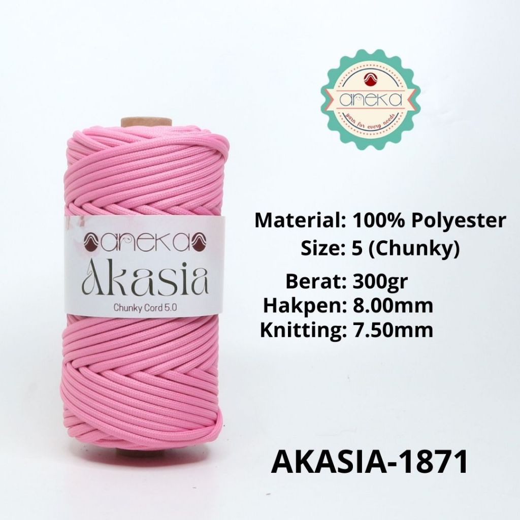 KATALOG - Benang Rajut Akasia / Chunky Cord Crochet Knitting Yarn