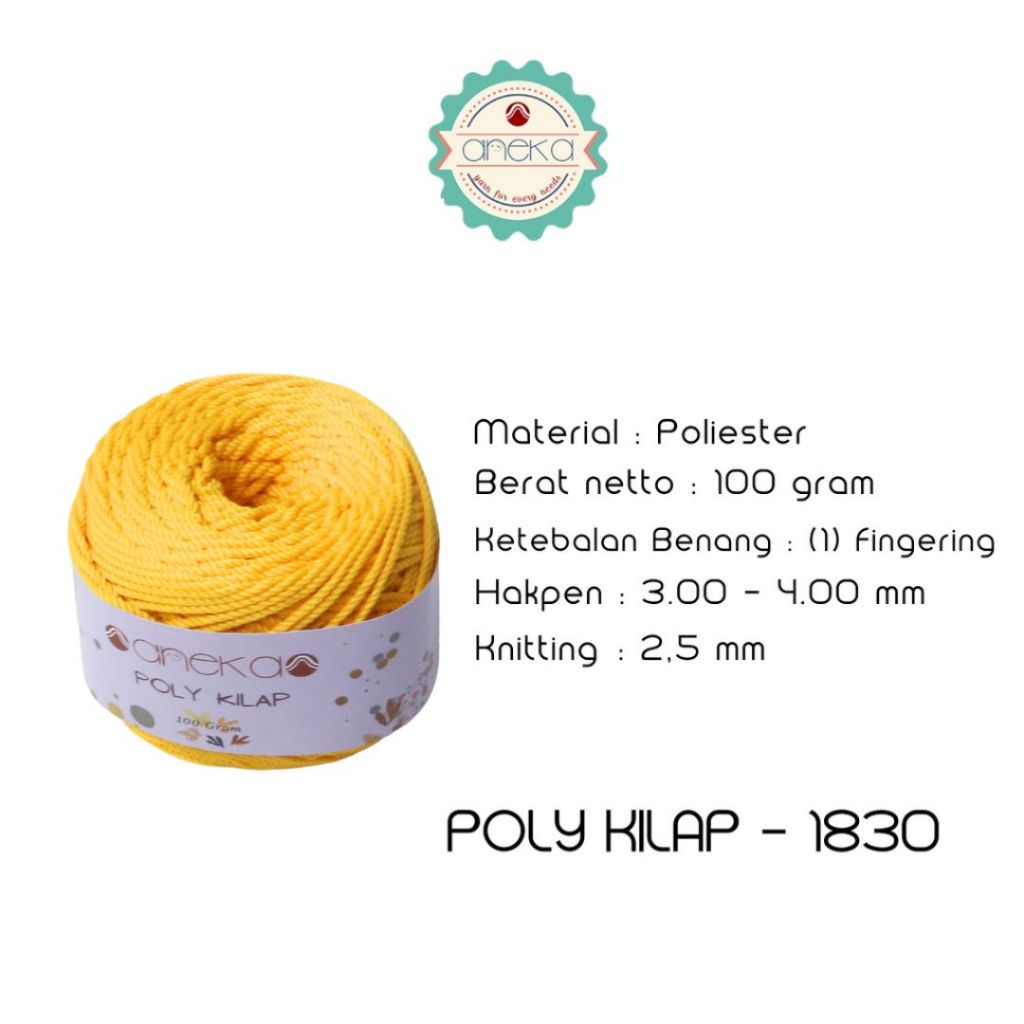 CATALOG - PREMIUM Polyester Knitting Yarn / Polyester / Poly Poly Luster Color PART 2