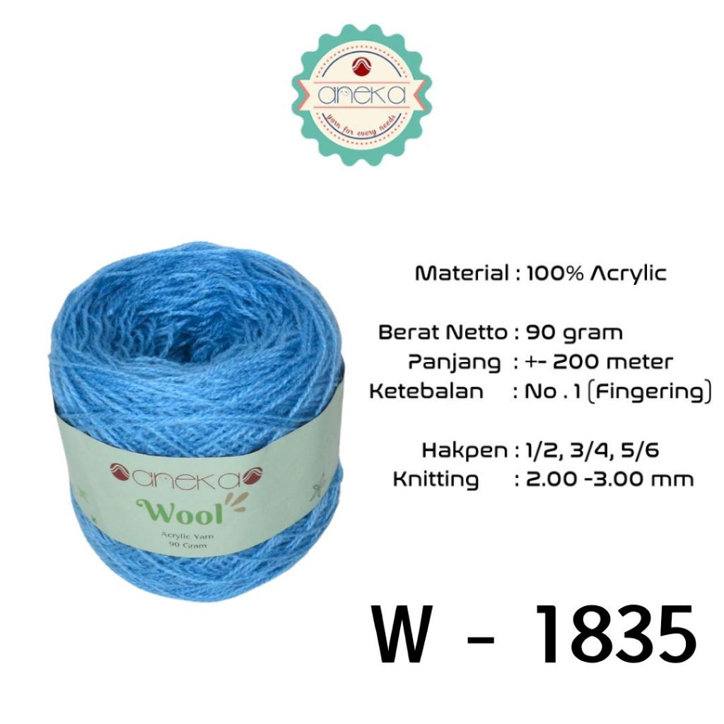 KATALOG - Benang Rajut Wool / Wol / Siet Yarn 90 gram - PART 3