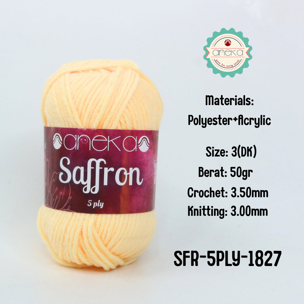KATALOG - Benang Rajut Saffron 5 Ply / Crochet Knitting Yarn - Part 1