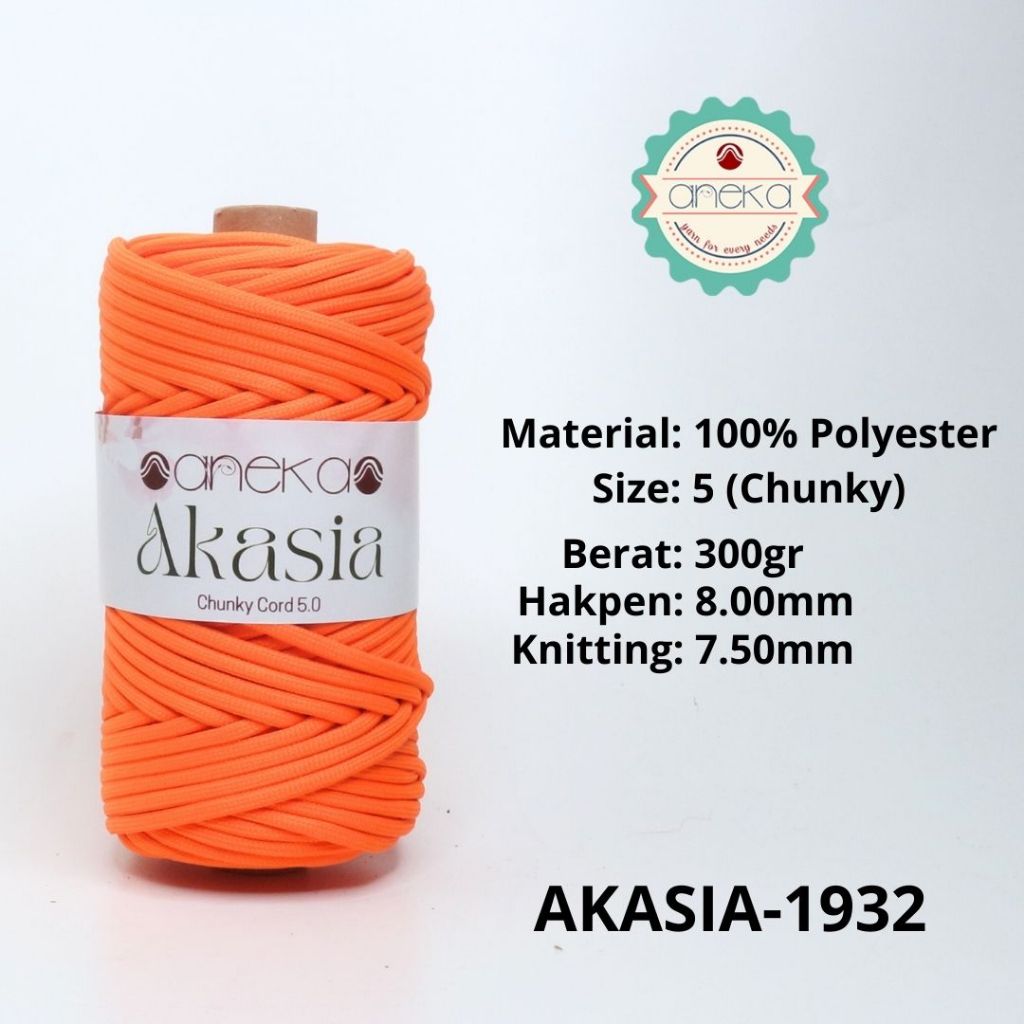 KATALOG - Benang Rajut Akasia / Chunky Cord Crochet Knitting Yarn
