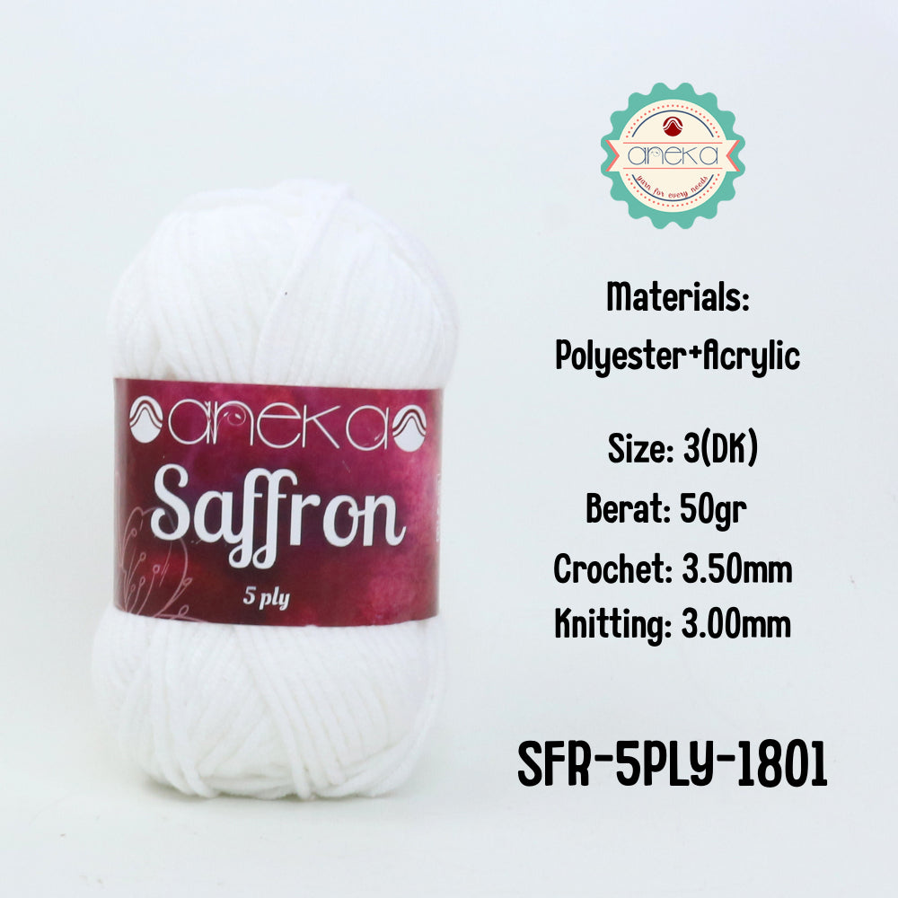 KATALOG - Benang Rajut Saffron 5 Ply / Crochet Knitting Yarn - Part 1