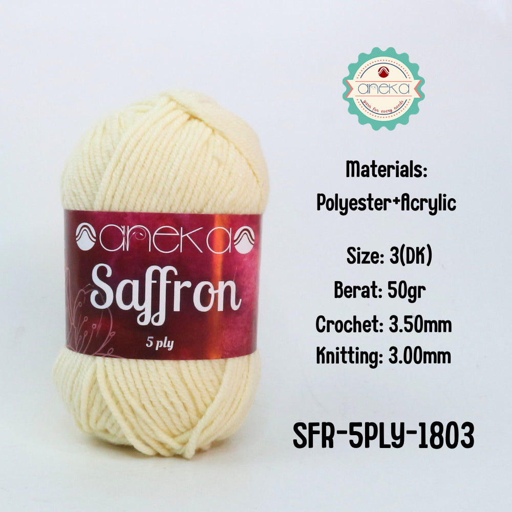 KATALOG - Benang Rajut Saffron 5 Ply / Crochet Knitting Yarn - Part 1