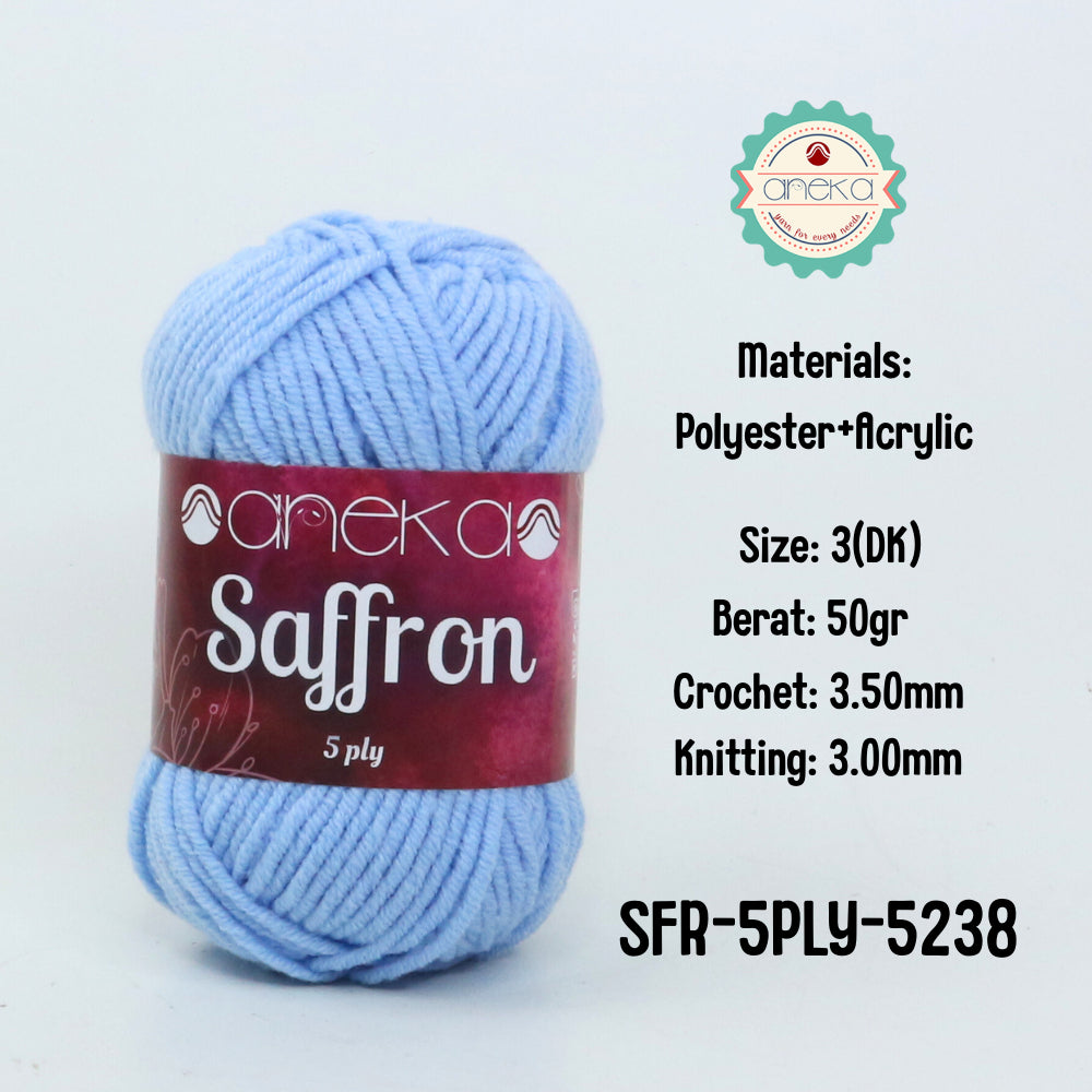 KATALOG - Benang Rajut Saffron 5 Ply / Crochet Knitting Yarn - Part 1