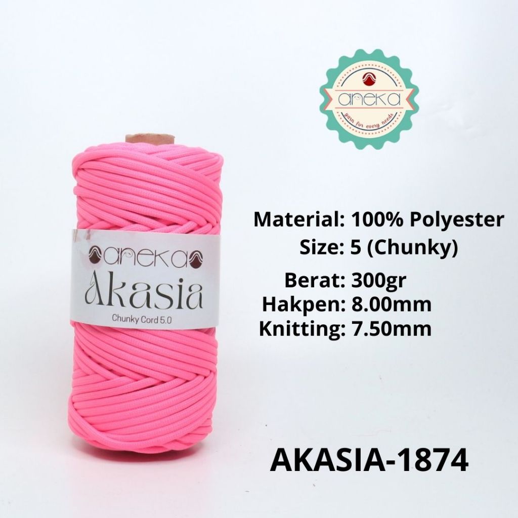 KATALOG - Benang Rajut Akasia / Chunky Cord Crochet Knitting Yarn