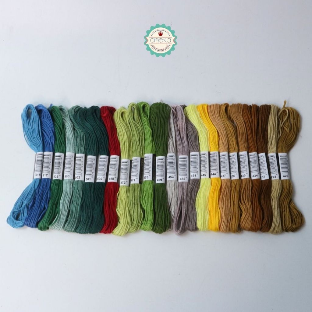 KATALOG - Benang Sulam ANK Satuan / Embroidery Thread - Part 8