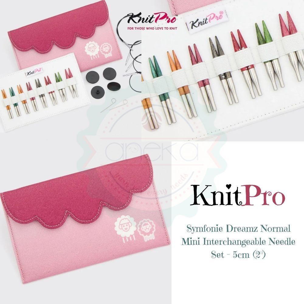 KnitPro - Symfonie Dreamz Mini Knitting Interchangeable Needle Set - 5cm (2")