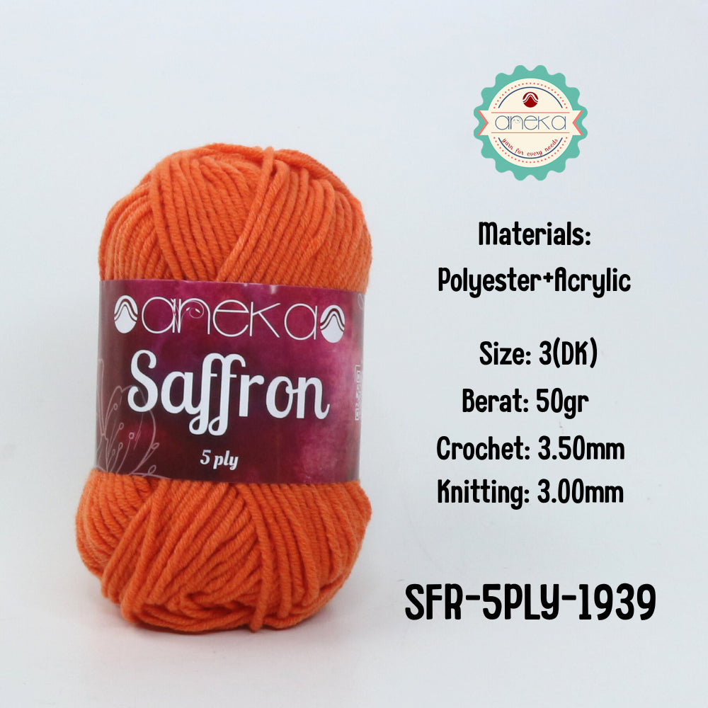 KATALOG - Benang Rajut Saffron 5 Ply / Crochet Knitting Yarn - Part 1