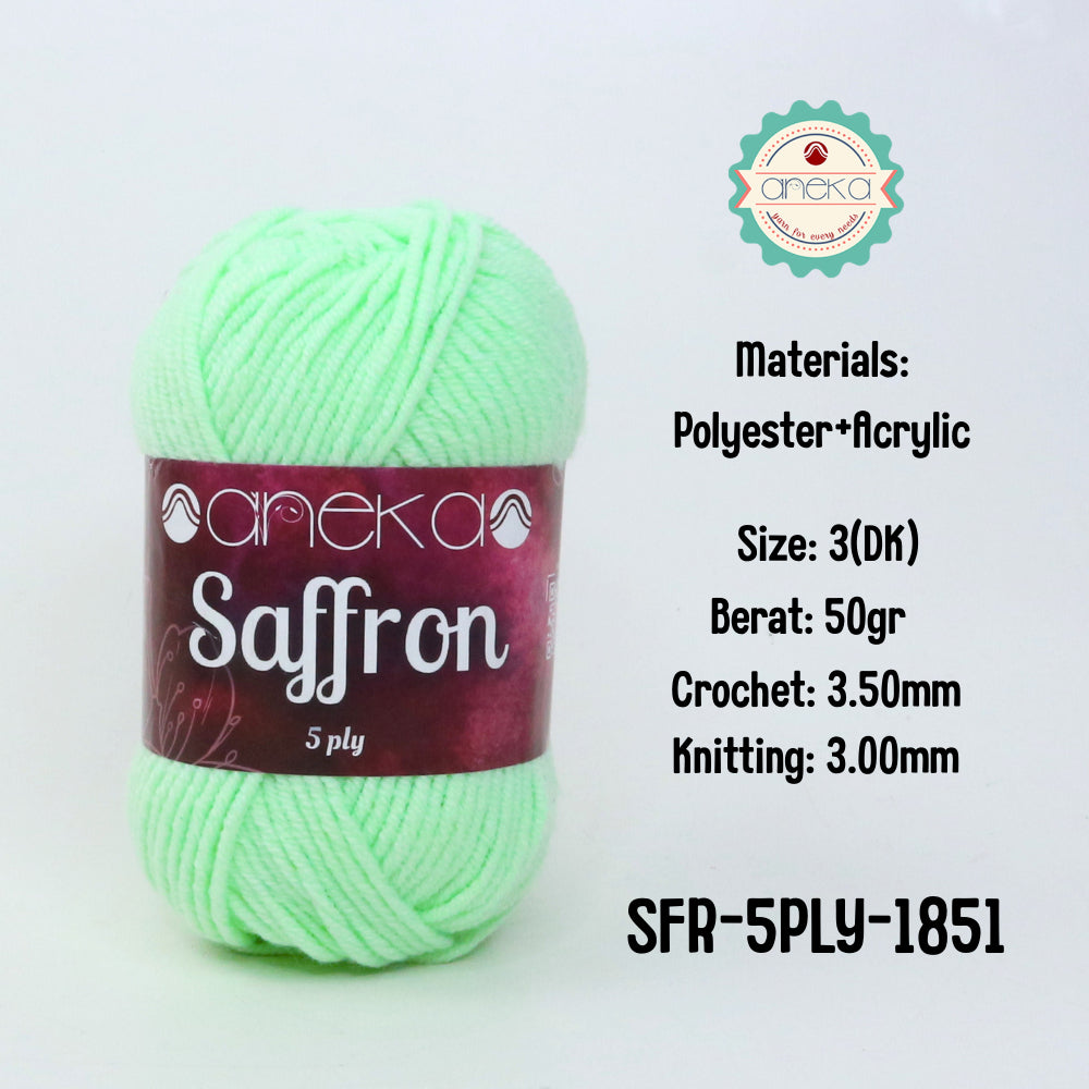 KATALOG - Benang Rajut Saffron 5 Ply / Crochet Knitting Yarn - Part 1