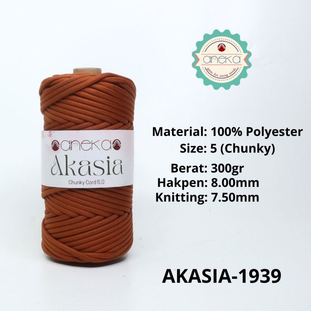 KATALOG - Benang Rajut Akasia / Chunky Cord Crochet Knitting Yarn