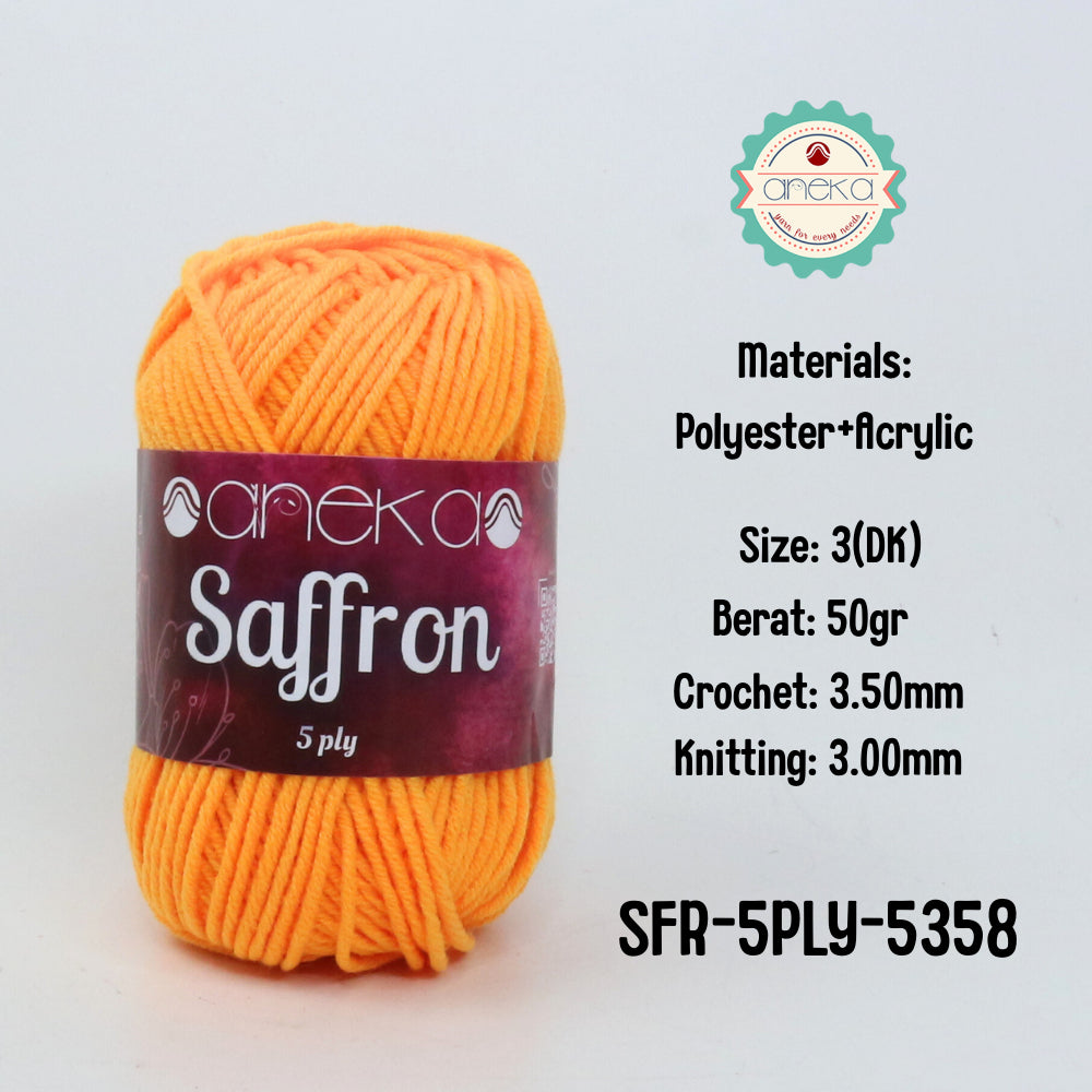 KATALOG - Benang Rajut Saffron 5 Ply / Crochet Knitting Yarn - Part 1