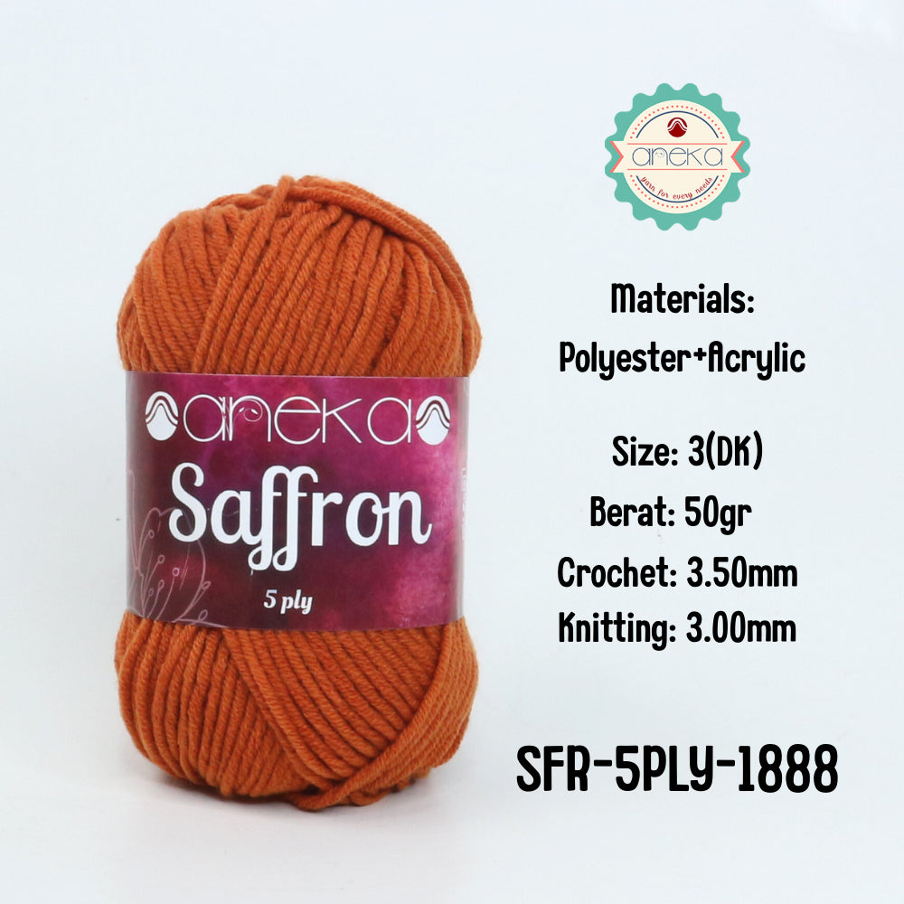 KATALOG - Benang Rajut Saffron 5 Ply / Crochet Knitting Yarn - Part 1