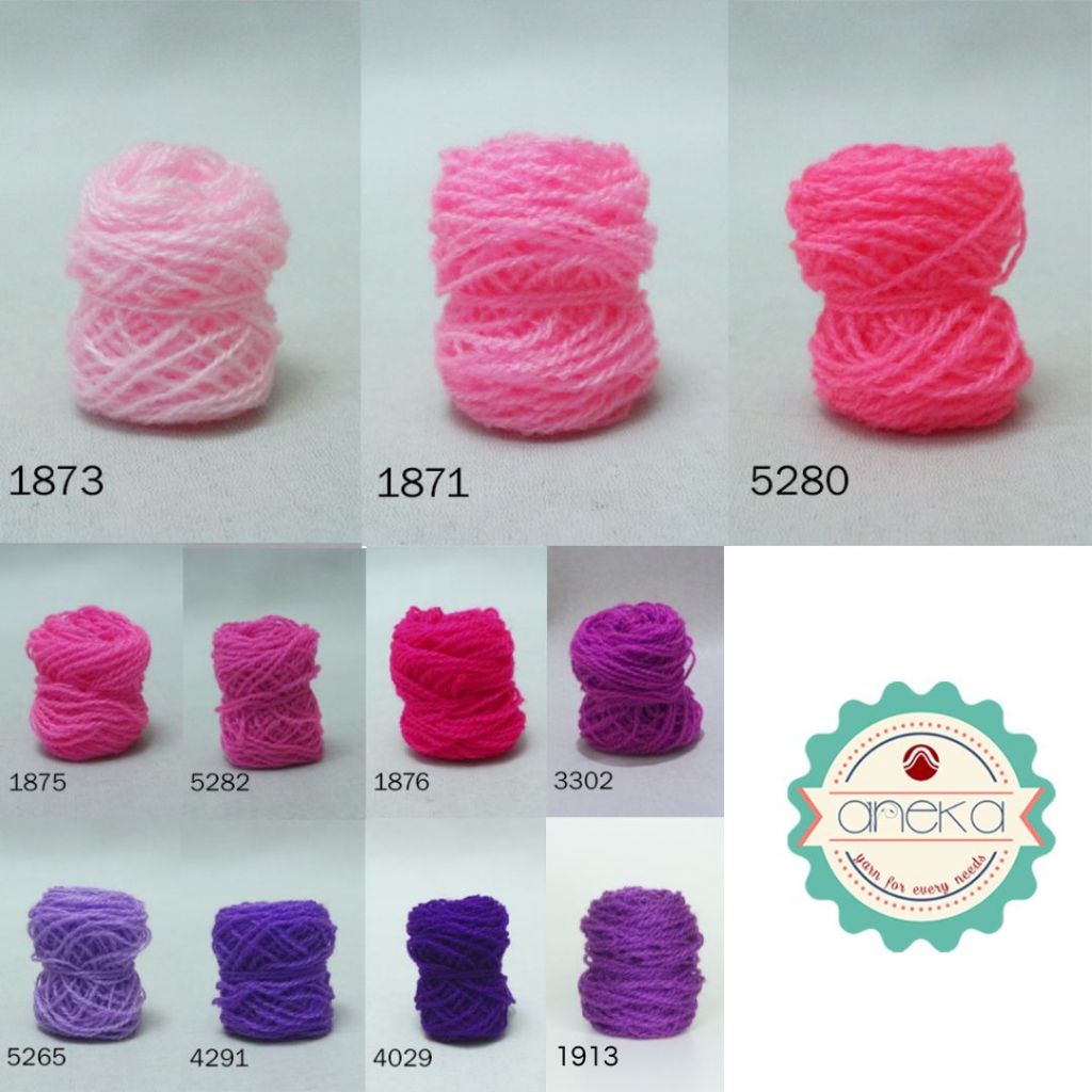 KATALOG - Benang Rajut Wool / Wol / Siet Yarn SATUAN - PART 2