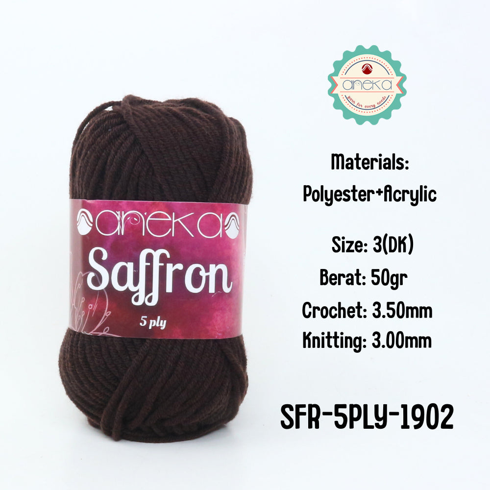 KATALOG - Benang Rajut Saffron 5 Ply / Crochet Knitting Yarn - Part 1