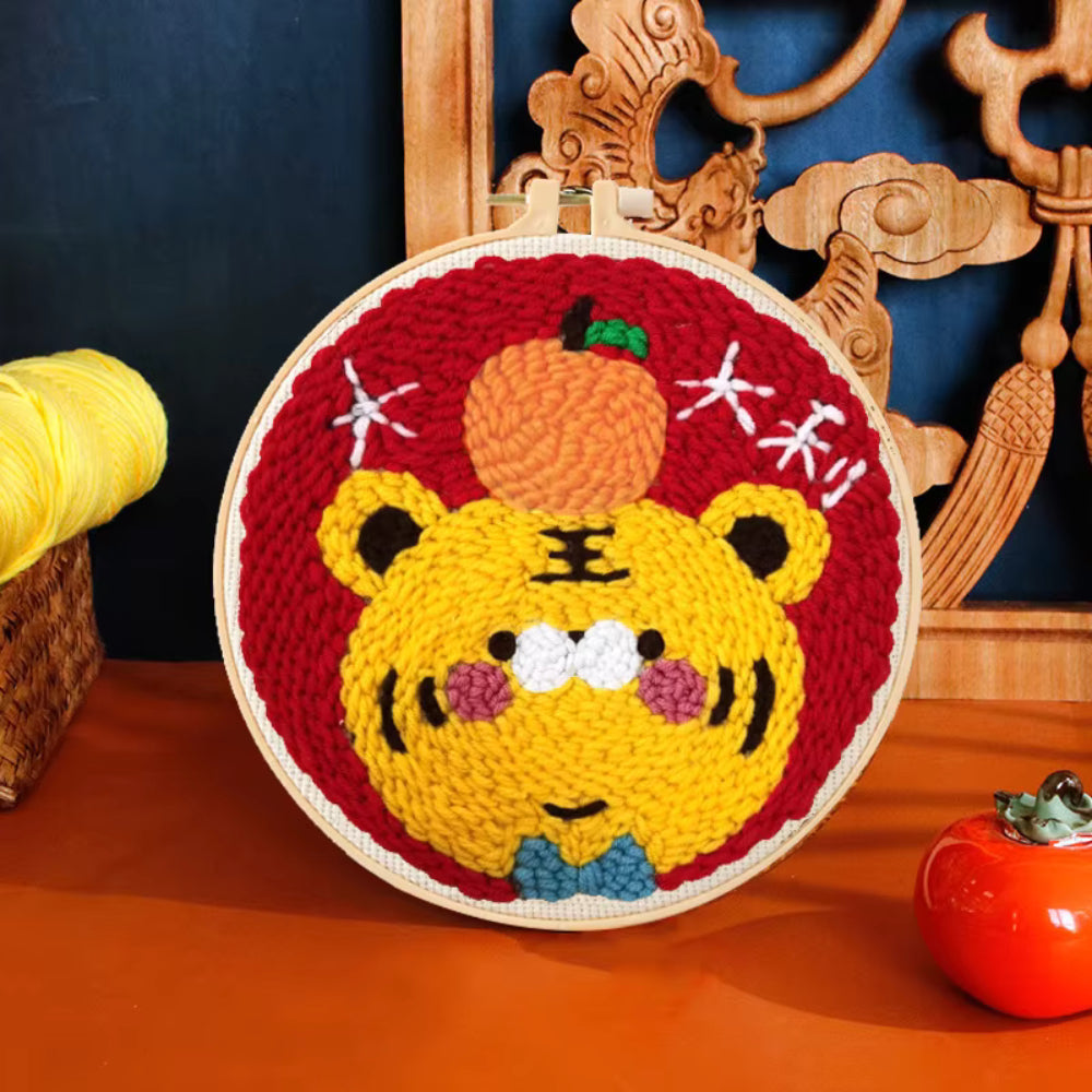 KATALOG - Round Canvas Punch Needle ANK / Kanvas Punch Bulat DIY