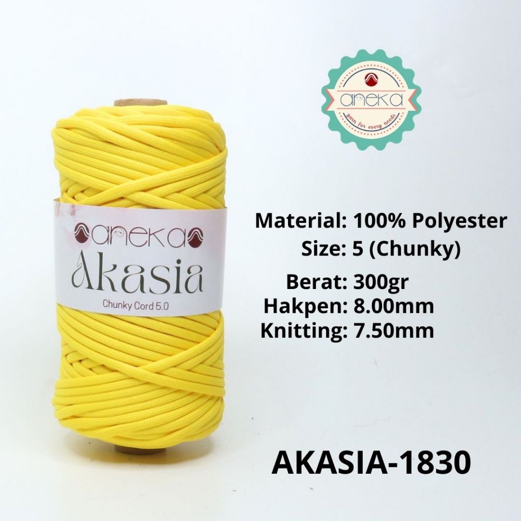 KATALOG - Benang Rajut Akasia / Chunky Cord Crochet Knitting Yarn