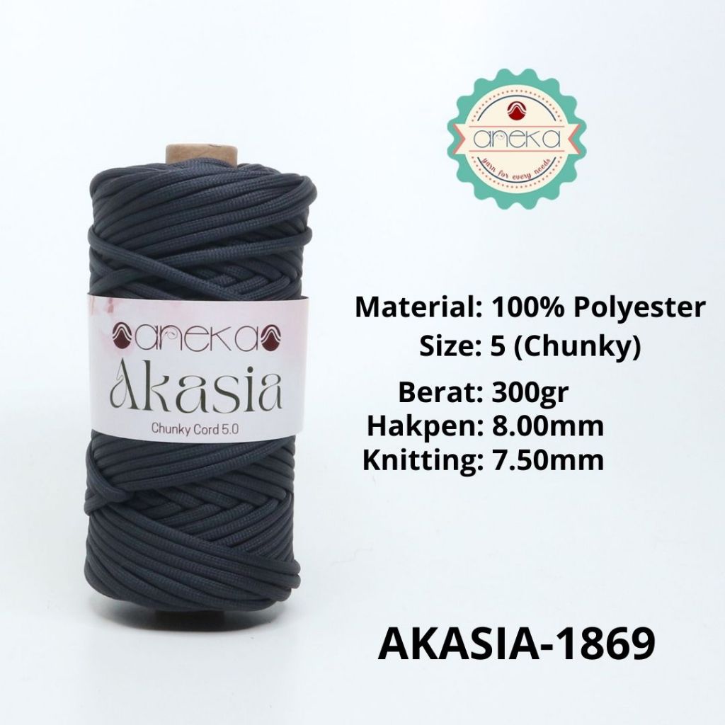 KATALOG - Benang Rajut Akasia / Chunky Cord Crochet Knitting Yarn