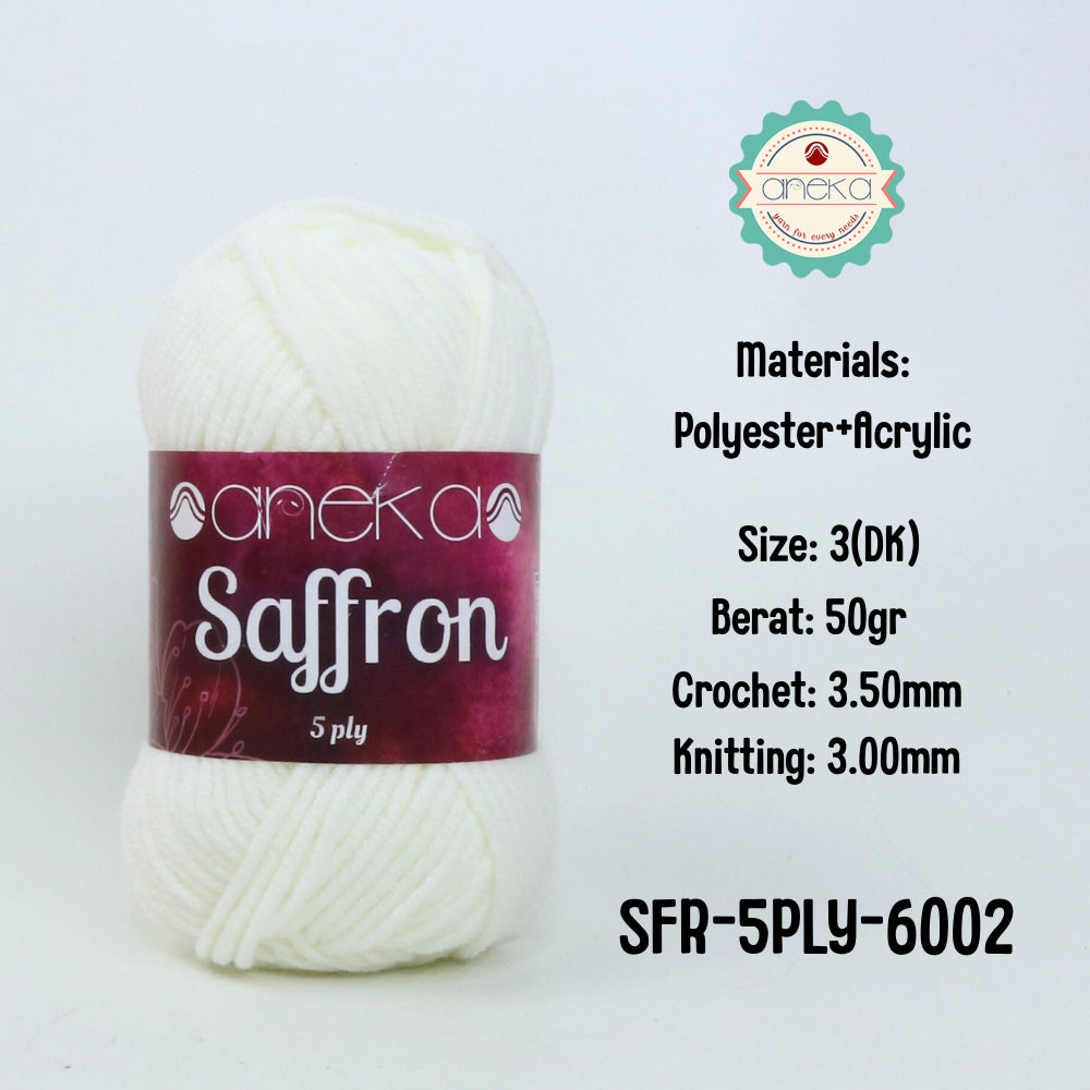 KATALOG - Benang Rajut Saffron 5 Ply / Crochet Knitting Yarn - Part 1
