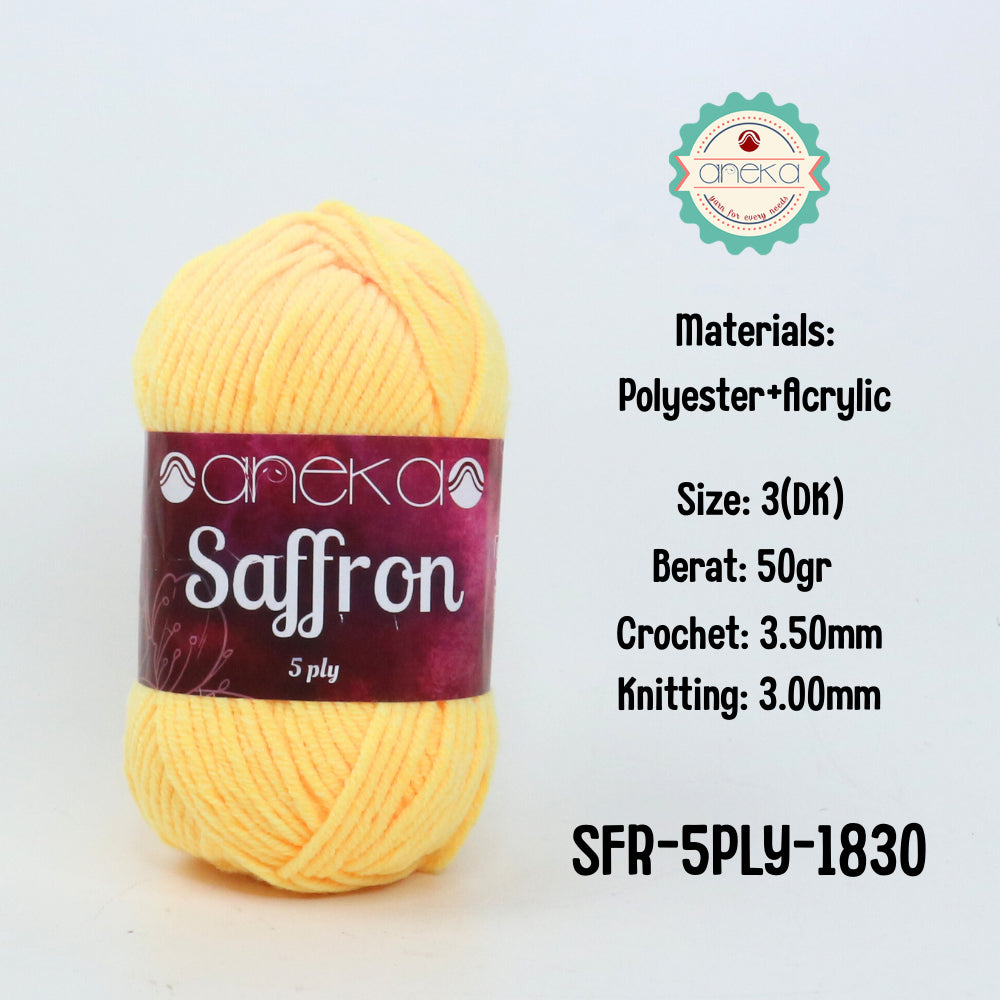 KATALOG - Benang Rajut Saffron 5 Ply / Crochet Knitting Yarn - Part 1