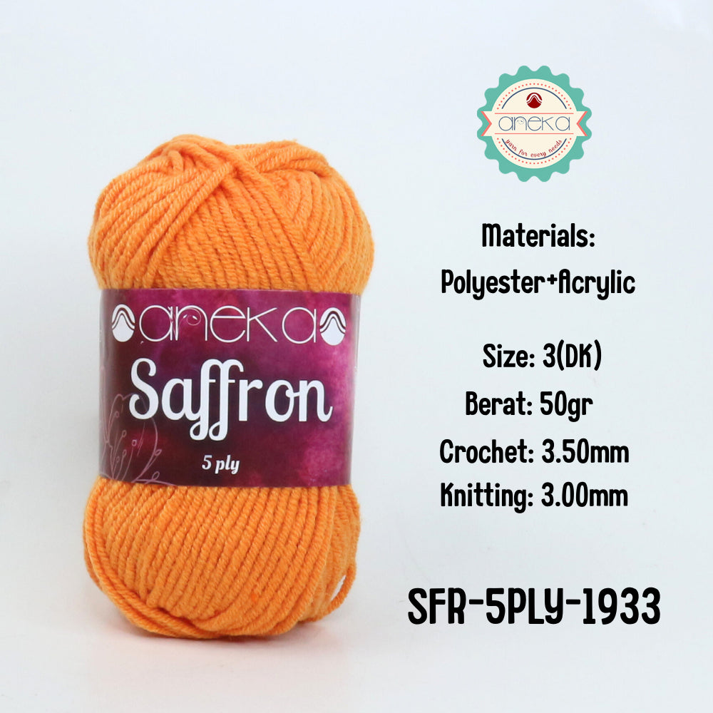 KATALOG - Benang Rajut Saffron 5 Ply / Crochet Knitting Yarn - Part 1