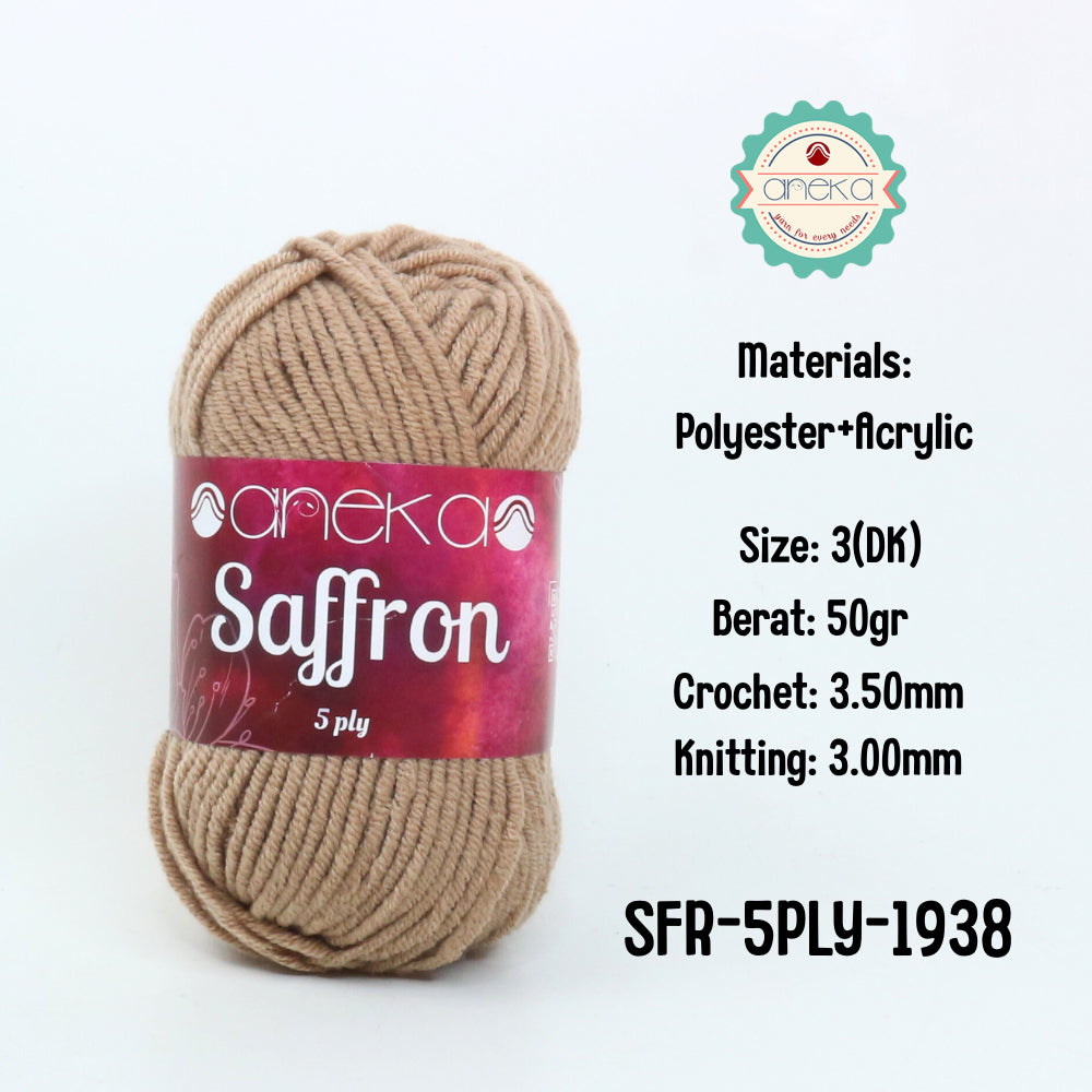 KATALOG - Benang Rajut Saffron 5 Ply / Crochet Knitting Yarn - Part 1