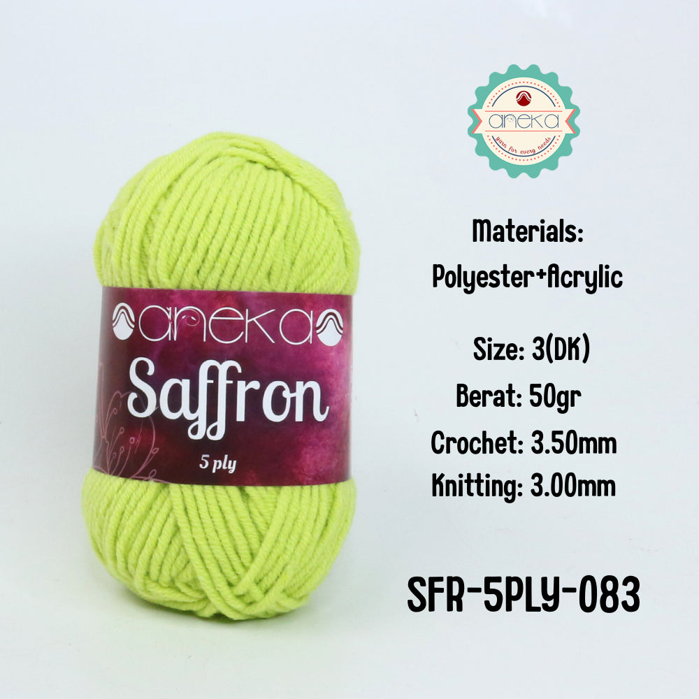 KATALOG - Benang Rajut Saffron 5 Ply / Crochet Knitting Yarn - Part 1