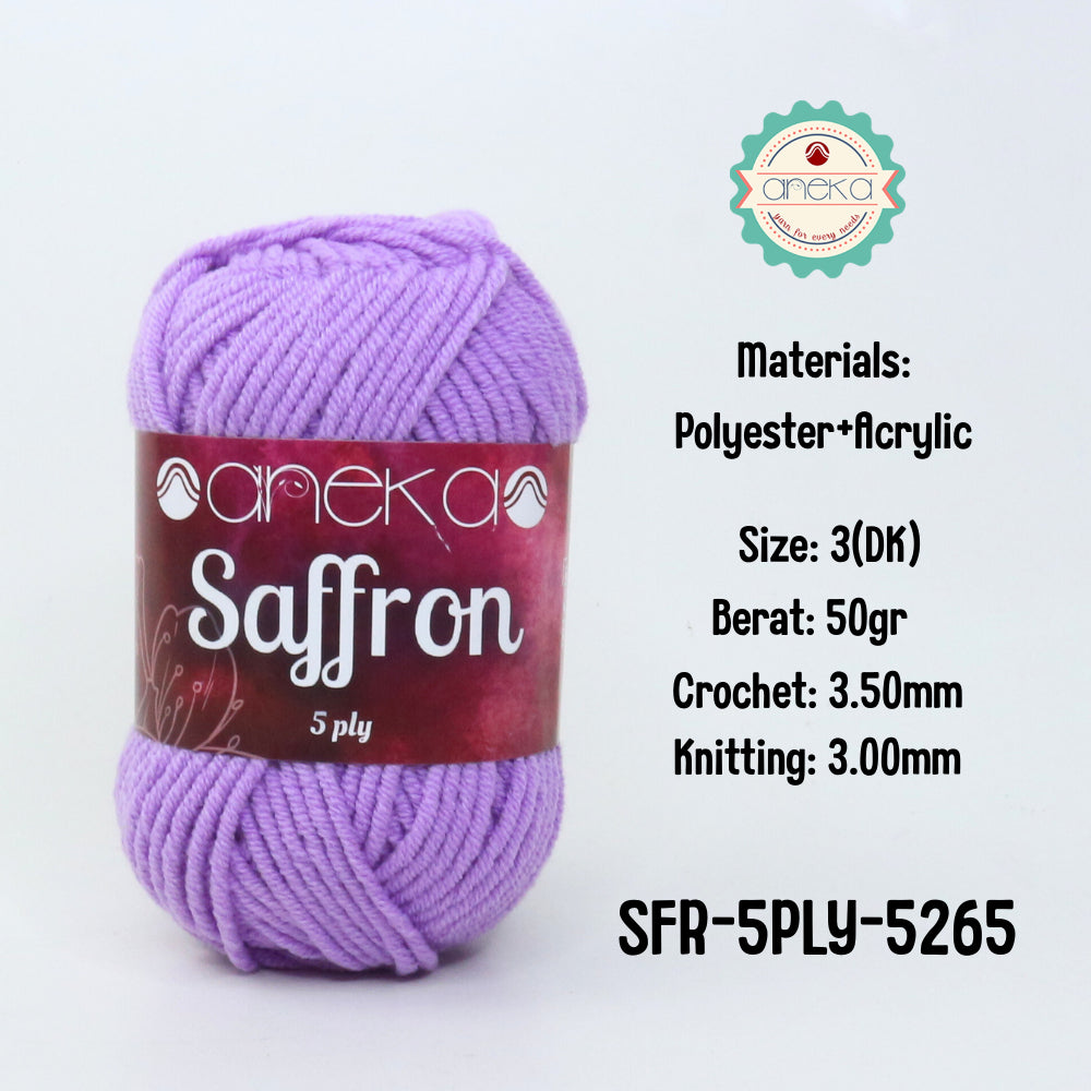 KATALOG - Benang Rajut Saffron 5 Ply / Crochet Knitting Yarn - Part 1