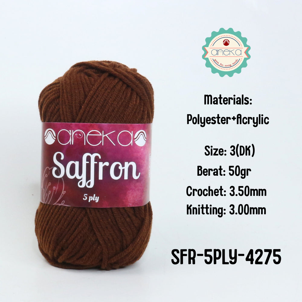 KATALOG - Benang Rajut Saffron 5 Ply / Crochet Knitting Yarn - Part 1
