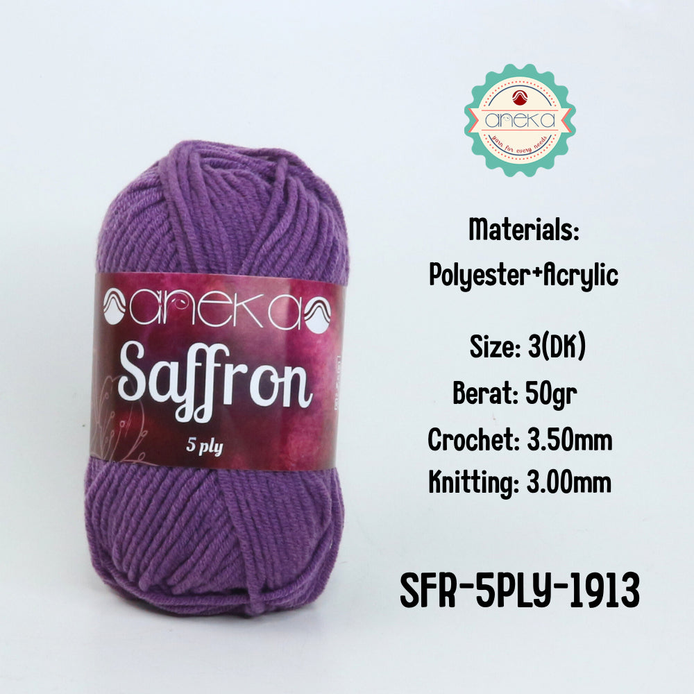 KATALOG - Benang Rajut Saffron 5 Ply / Crochet Knitting Yarn - Part 1
