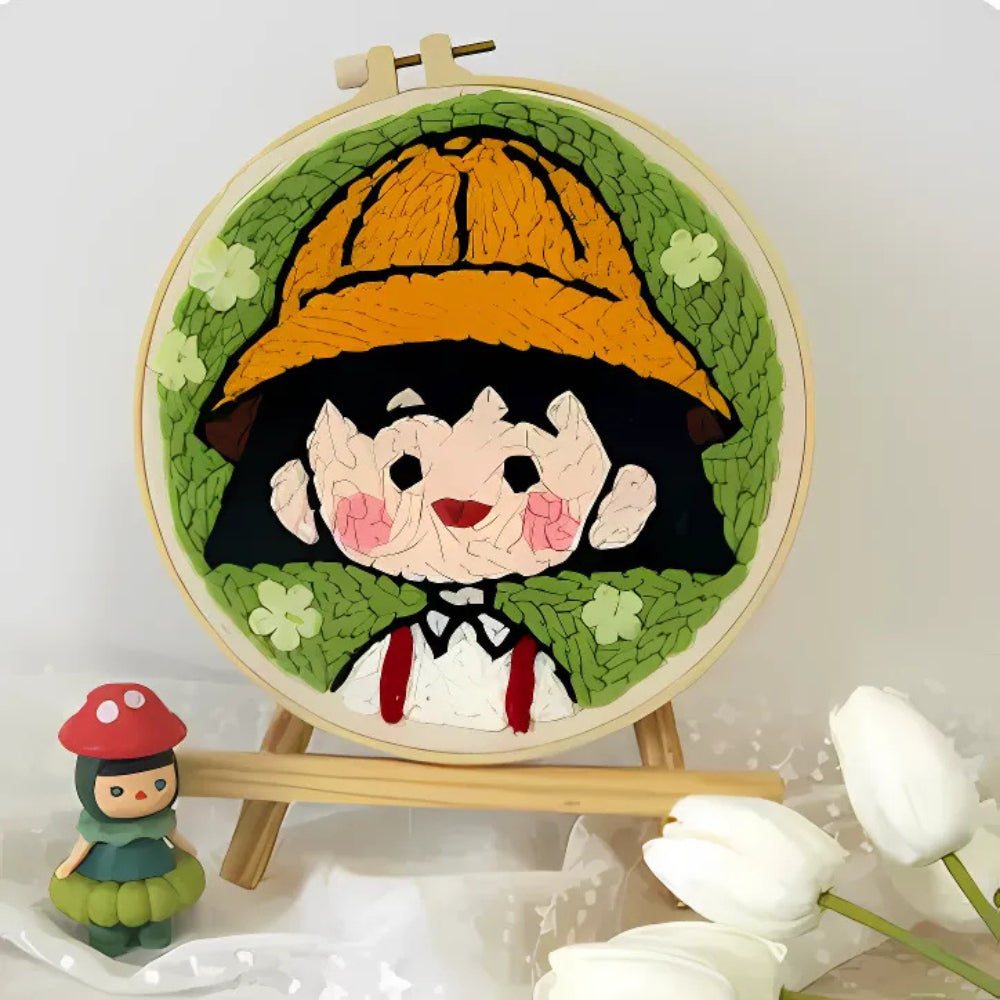 KATALOG - Round Canvas Punch Needle ANK / Kanvas Punch Bulat DIY