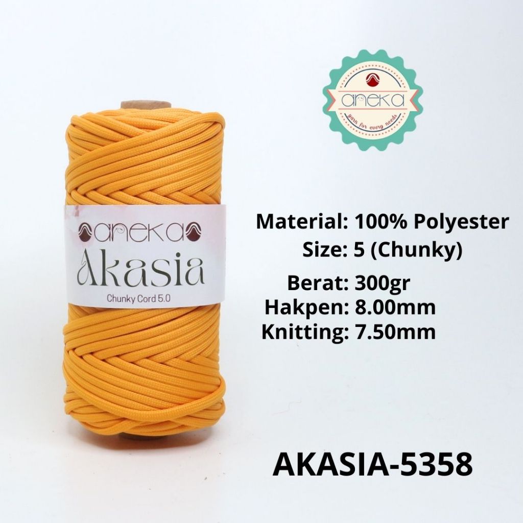 KATALOG - Benang Rajut Akasia / Chunky Cord Crochet Knitting Yarn