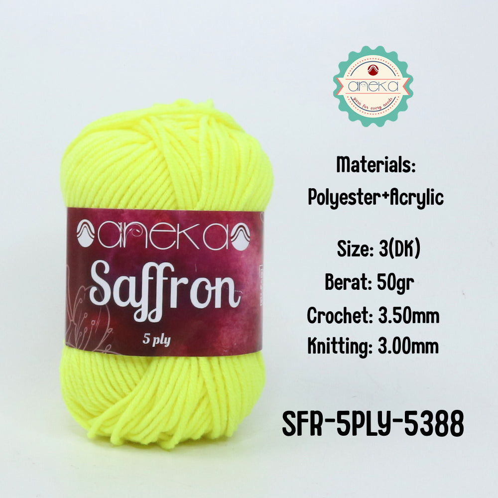KATALOG - Benang Rajut Saffron 5 Ply / Crochet Knitting Yarn - Part 1