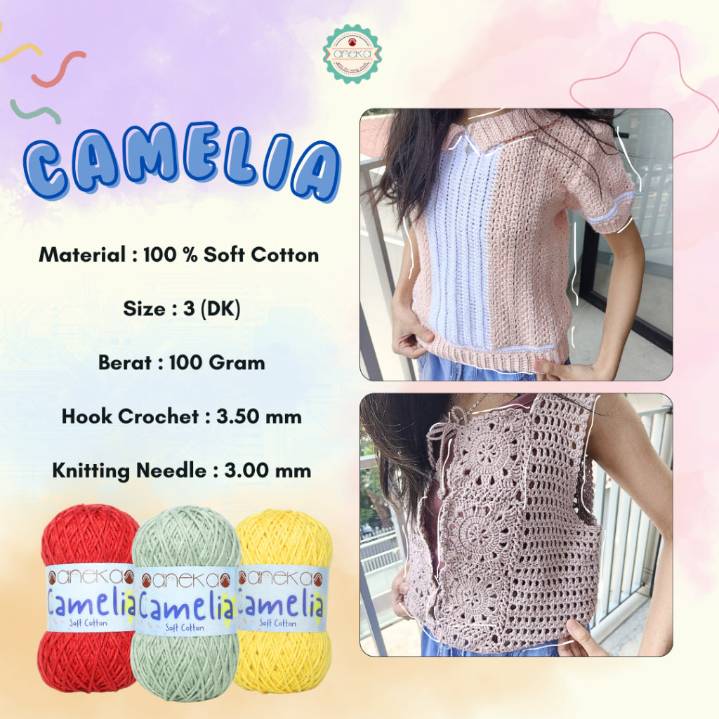 KATALOG - Benang Rajut Camelia / Soft Cotton - Part 2