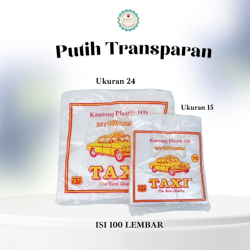 ANEKA - Kantong Kresek/Plastik Merk TAXI Isi 100 Lembar