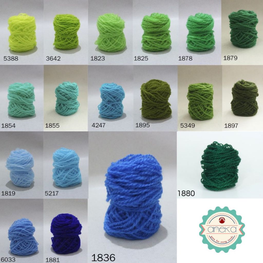 KATALOG - Benang Rajut Wool / Wol / Siet Yarn SATUAN - PART 2