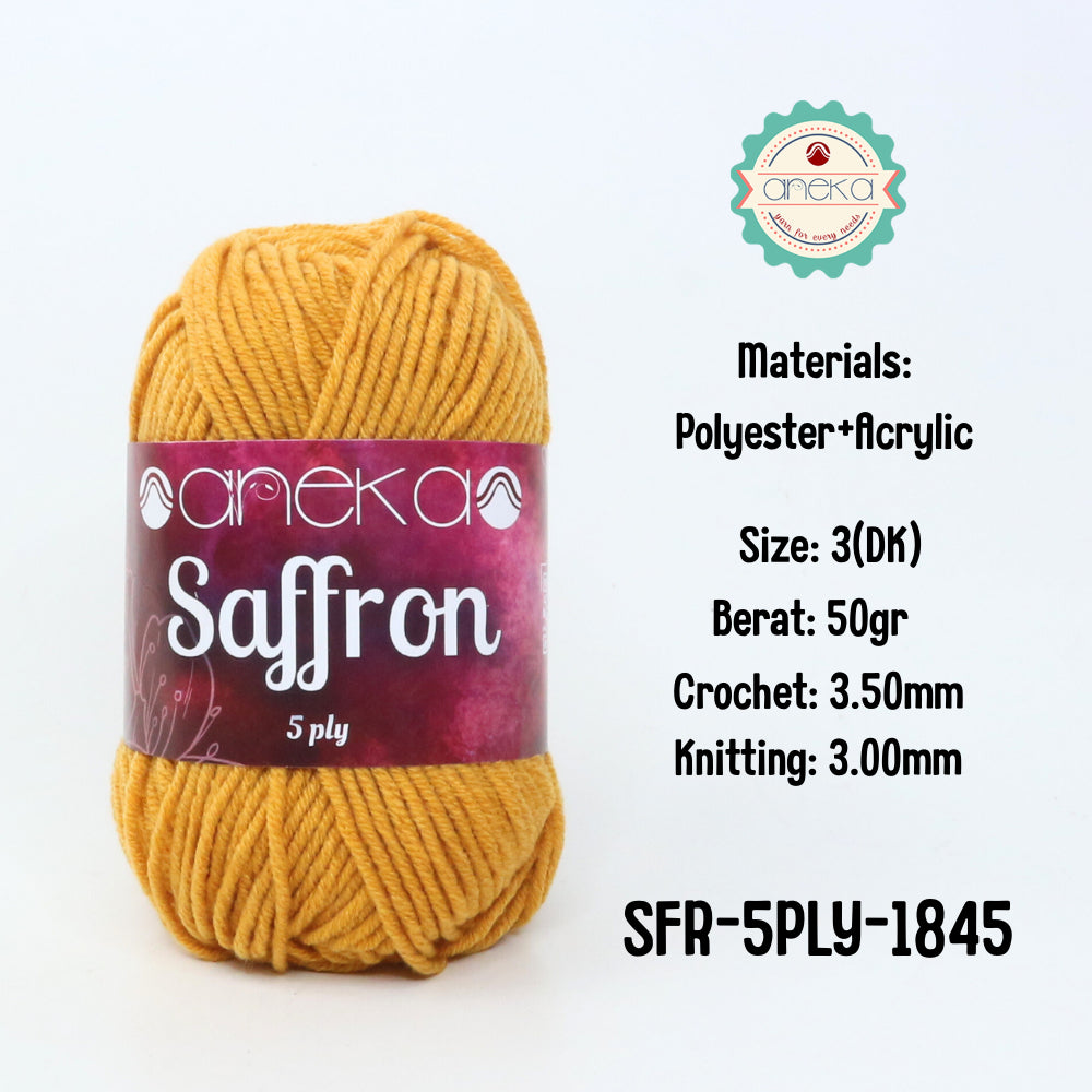 KATALOG - Benang Rajut Saffron 5 Ply / Crochet Knitting Yarn - Part 1
