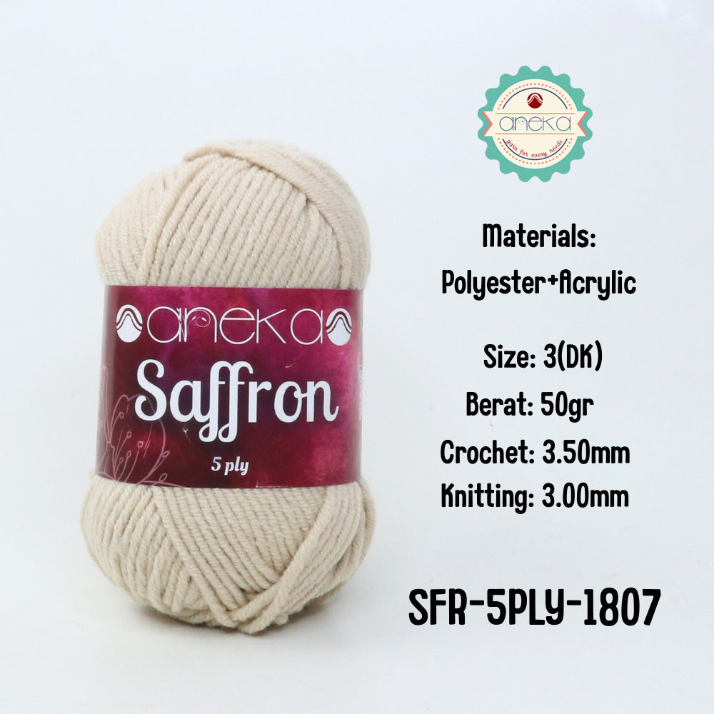 KATALOG - Benang Rajut Saffron 5 Ply / Crochet Knitting Yarn - Part 1