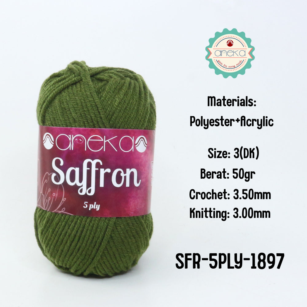 KATALOG - Benang Rajut Saffron 5 Ply / Crochet Knitting Yarn - Part 1